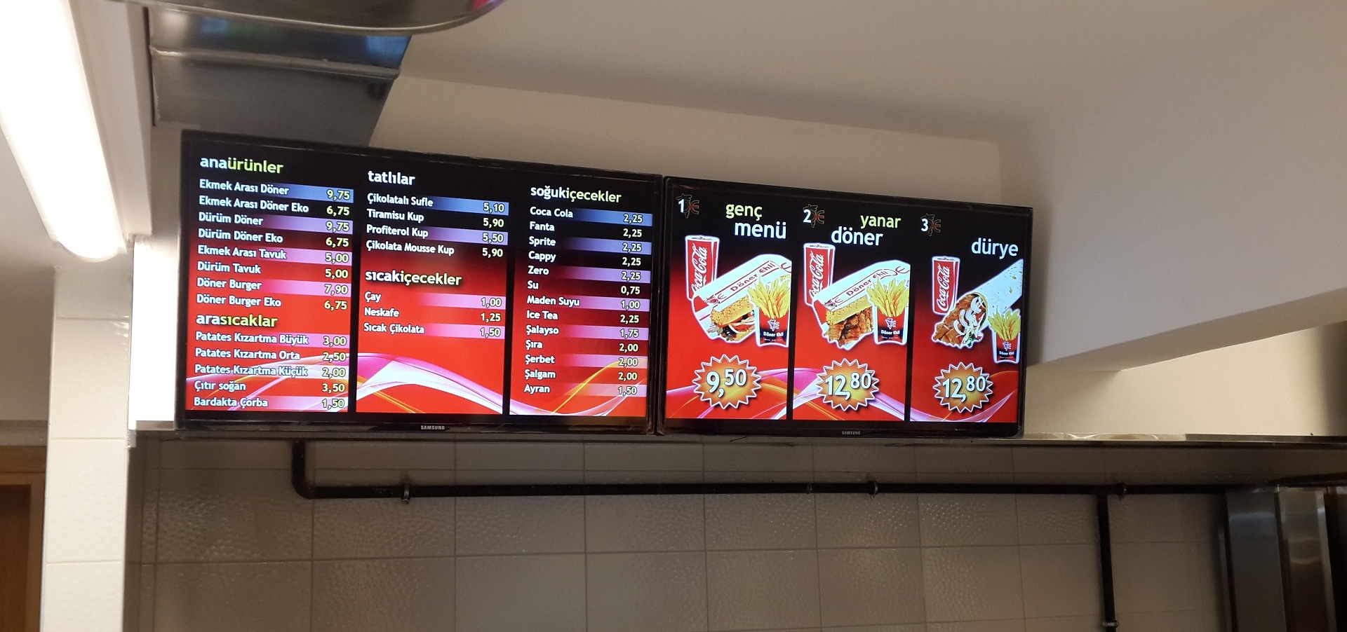 Digital Menu Board Project