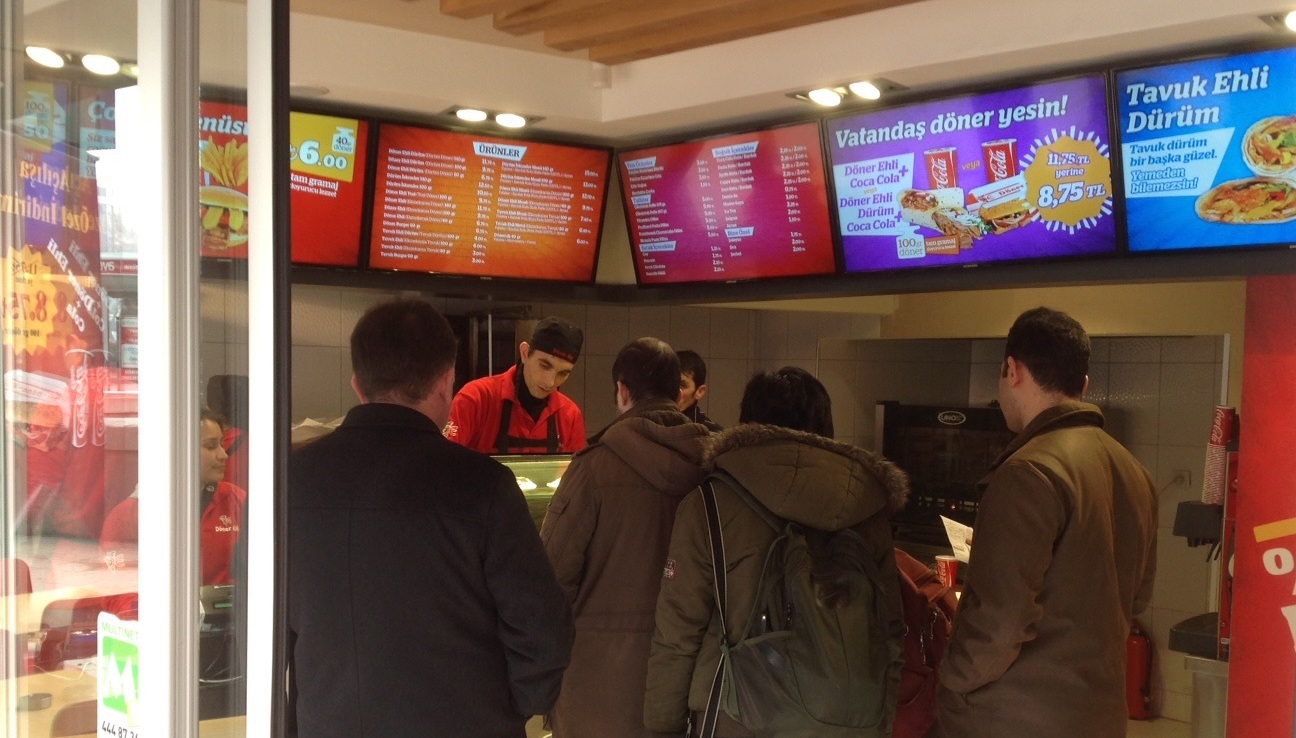 Digital Menu Board Project